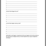 Anger Management Worksheet For Teens Anger Warning Signs Worksheet