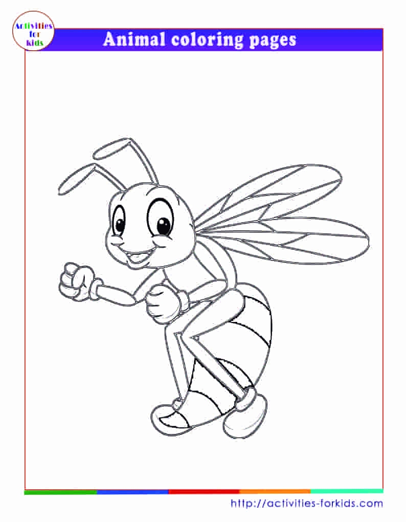 Animal Coloring Pages For Kids Free Printable