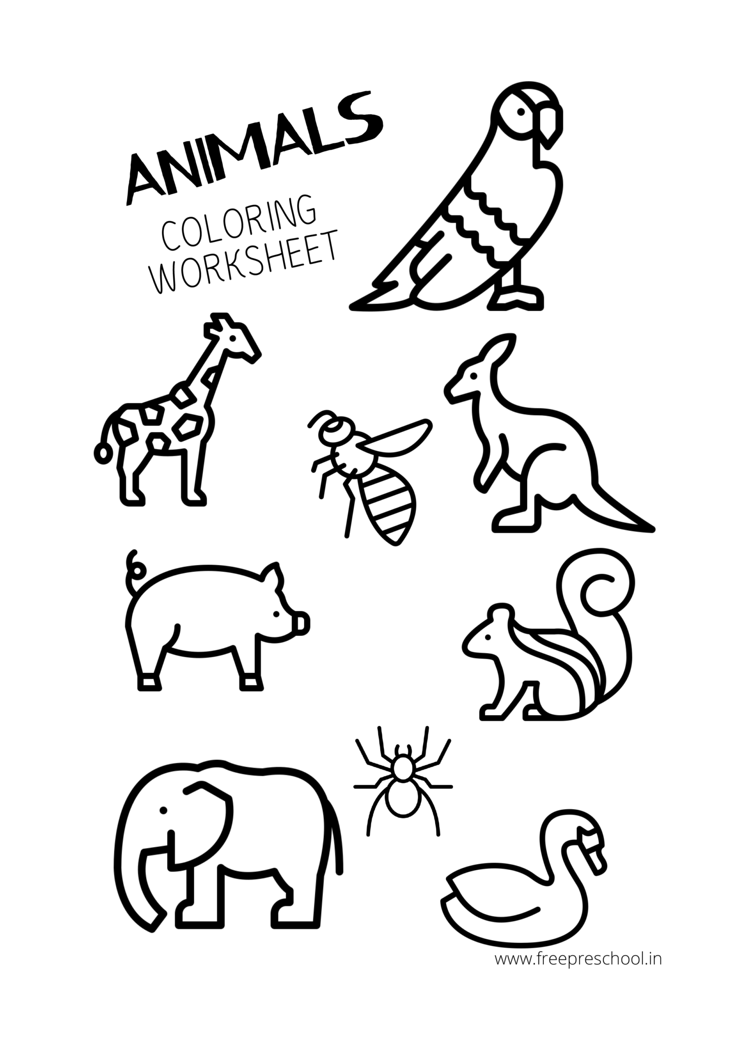 Animal Coloring Pages Free