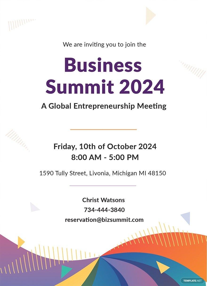email template for business meeting invitation