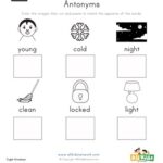Antonyms Worksheets Have Fun Teaching Worksheets Library