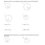 Area And Circumference Of A Circle Worksheet PDF PRINTABLE
