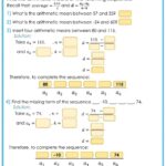 Arithmetic Means Worksheet For Interactive Math Practice