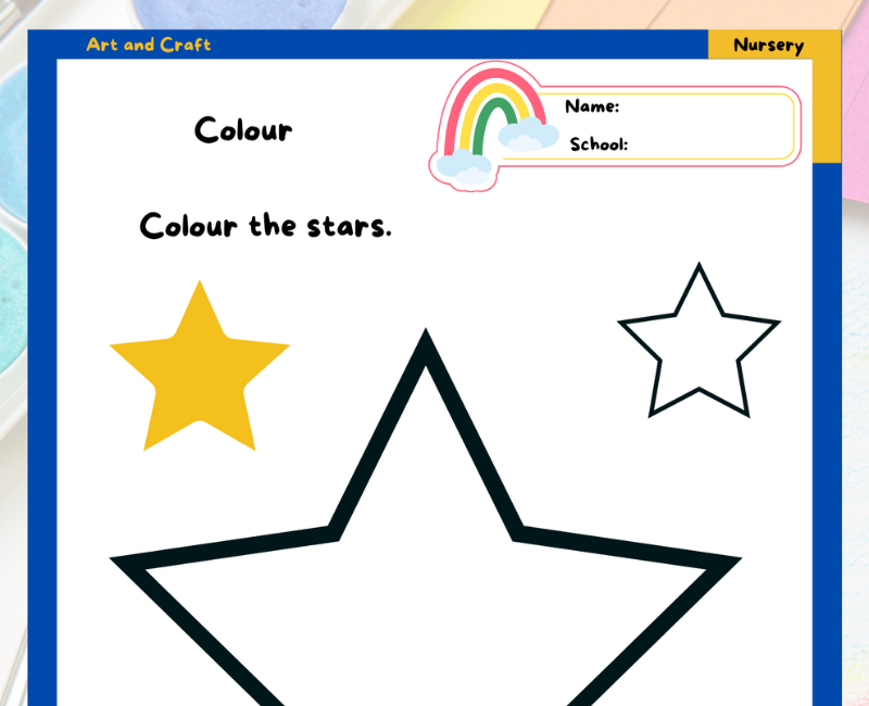 printable art worksheets for grade 2