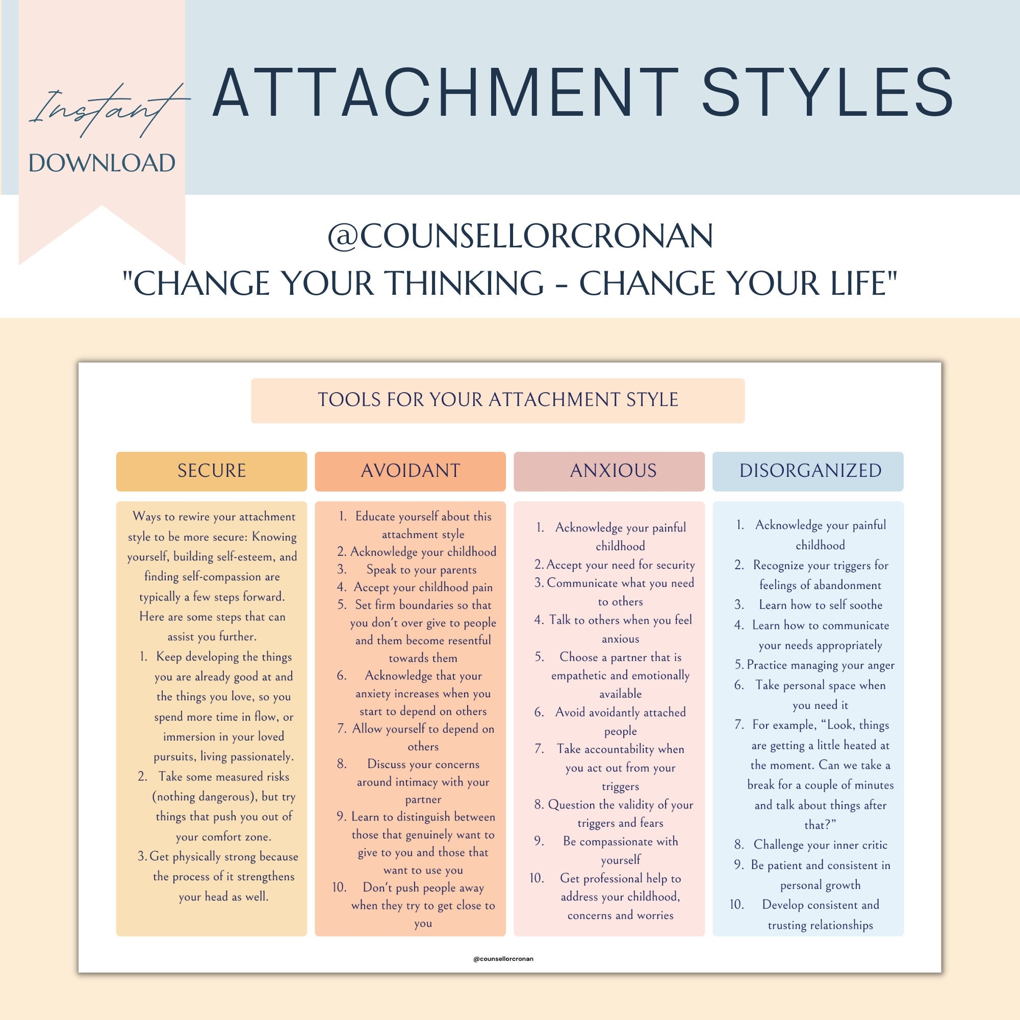 Attachment Styles Quiz Adult Attachment Styles Attachment 55 OFF