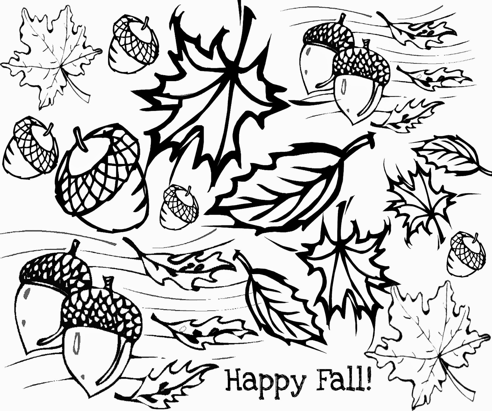 Autumn Coloring Pages