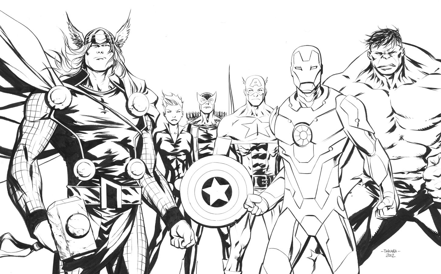 Coloring Pages Avengers