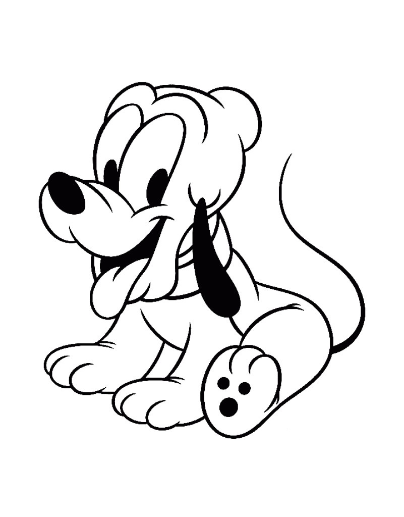 Baby Animal Coloring Pages