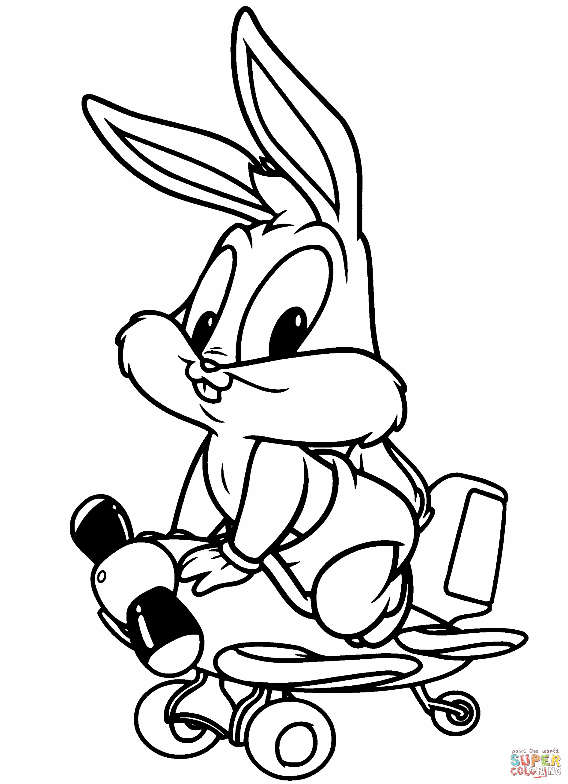 Baby Bugs Bunny And Lola Coloring Pages Coloring Home