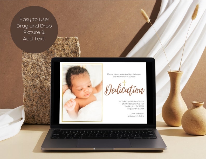 dedication invitation template