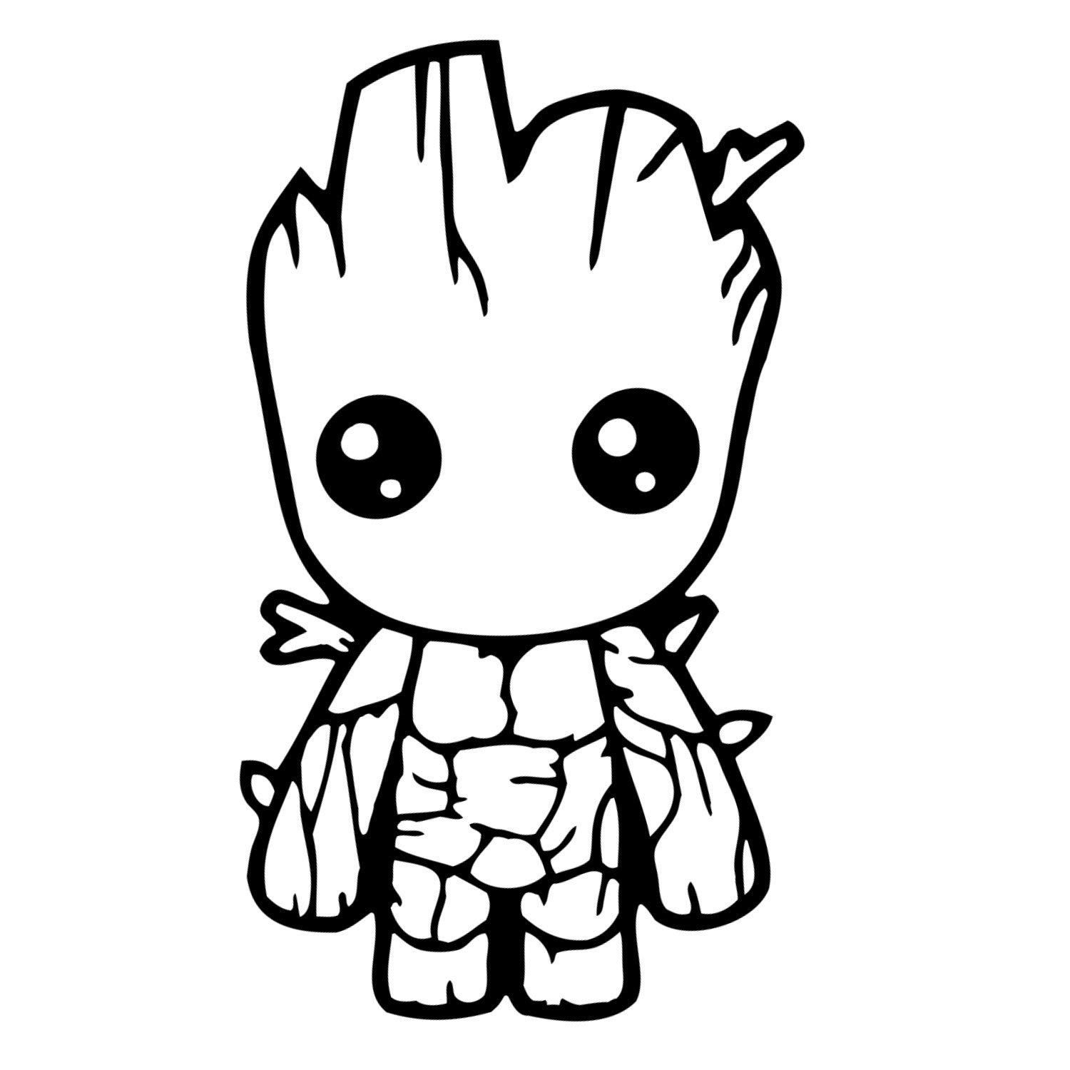 Groot Coloring Pages