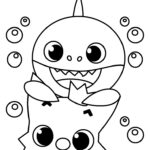 Baby Shark Printable Coloring Pages