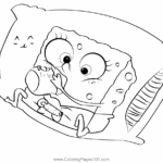 Baby Spongebob Coloring Page For Kids Free SpongeBob SquarePants