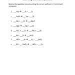 Balancing Chemical Equations Interactive Worksheet Live Worksheets