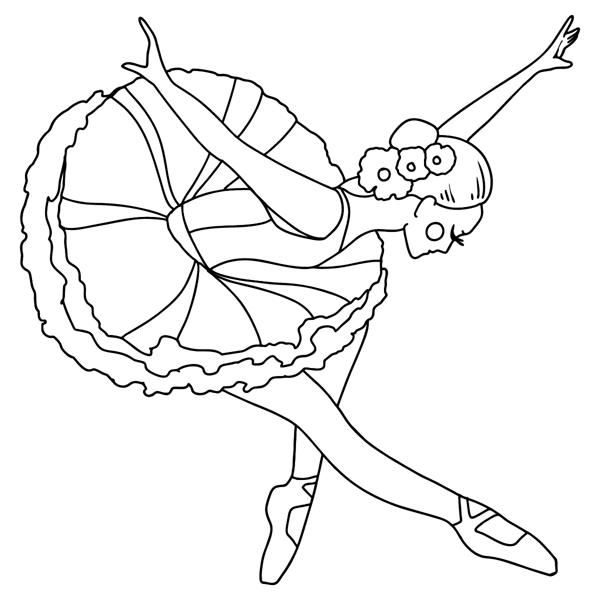 Ballerina Coloring Pages Coloring Pages For Kids And Adults