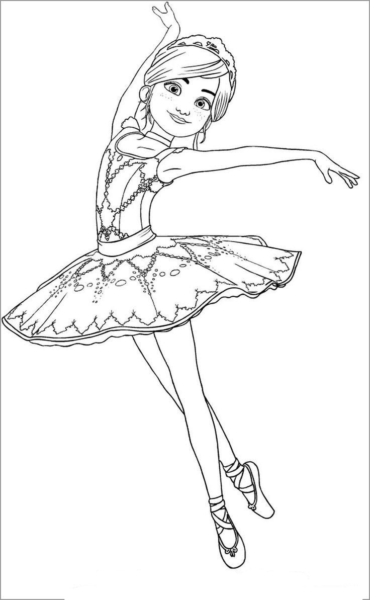 free ballet coloring pages