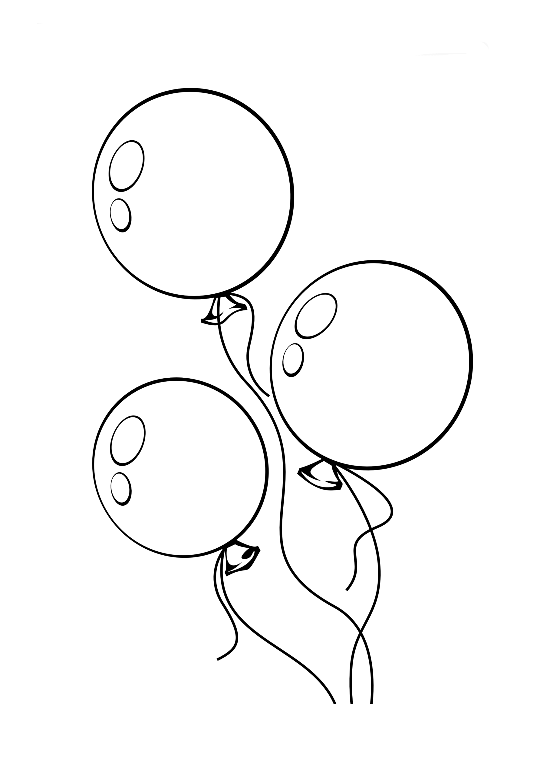 Balloon Coloring Pages