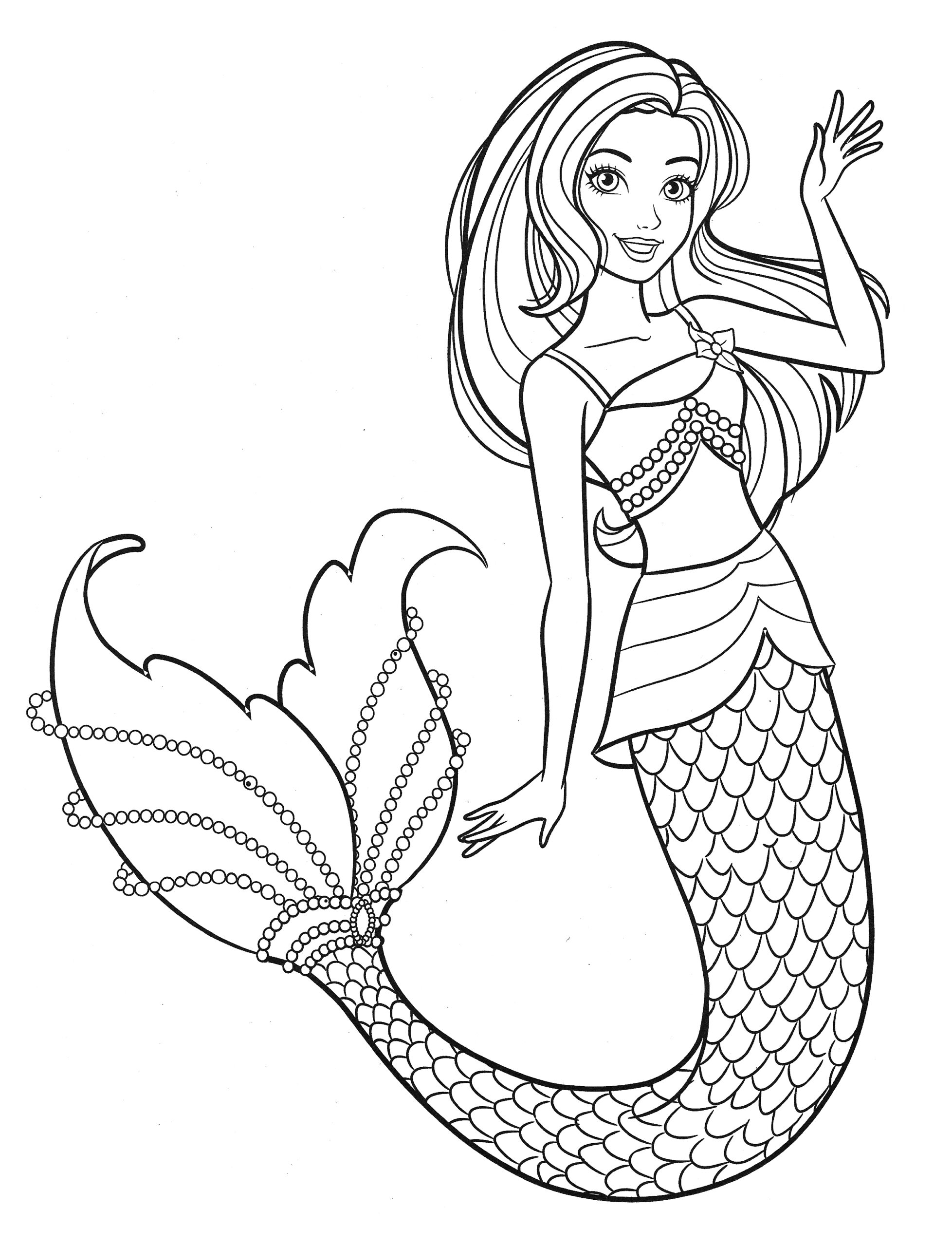 Barbie Coloring Pages For Free