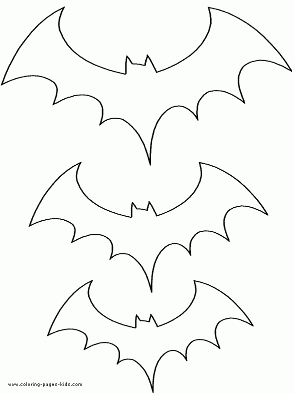 Bats Coloring Page