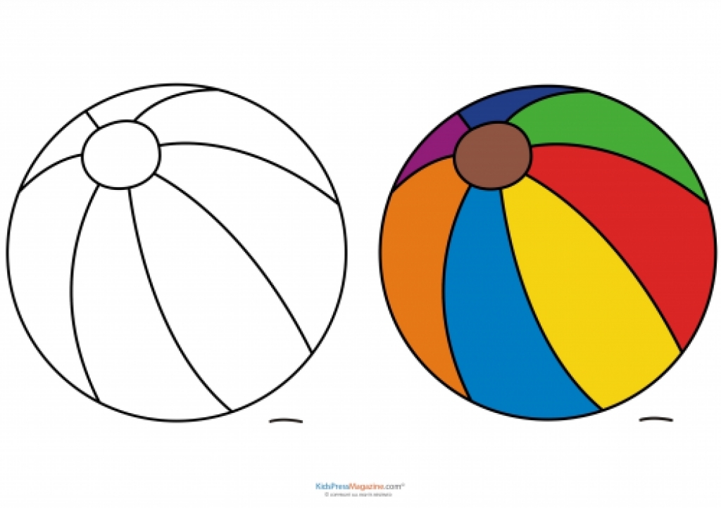 Beach Ball Colouring ClipArt Best