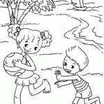 Beach Coloring Pages Free Printable Coloring Home