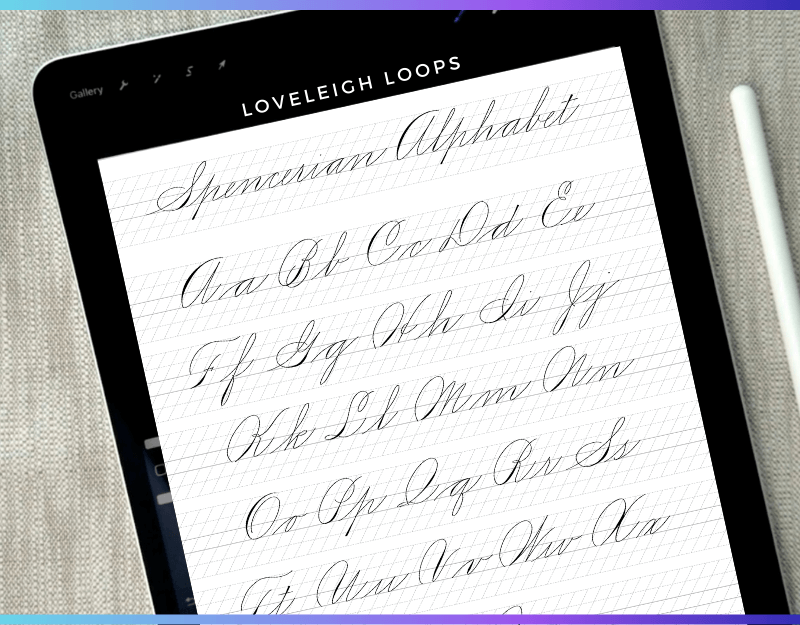 alphabet penmanship worksheets