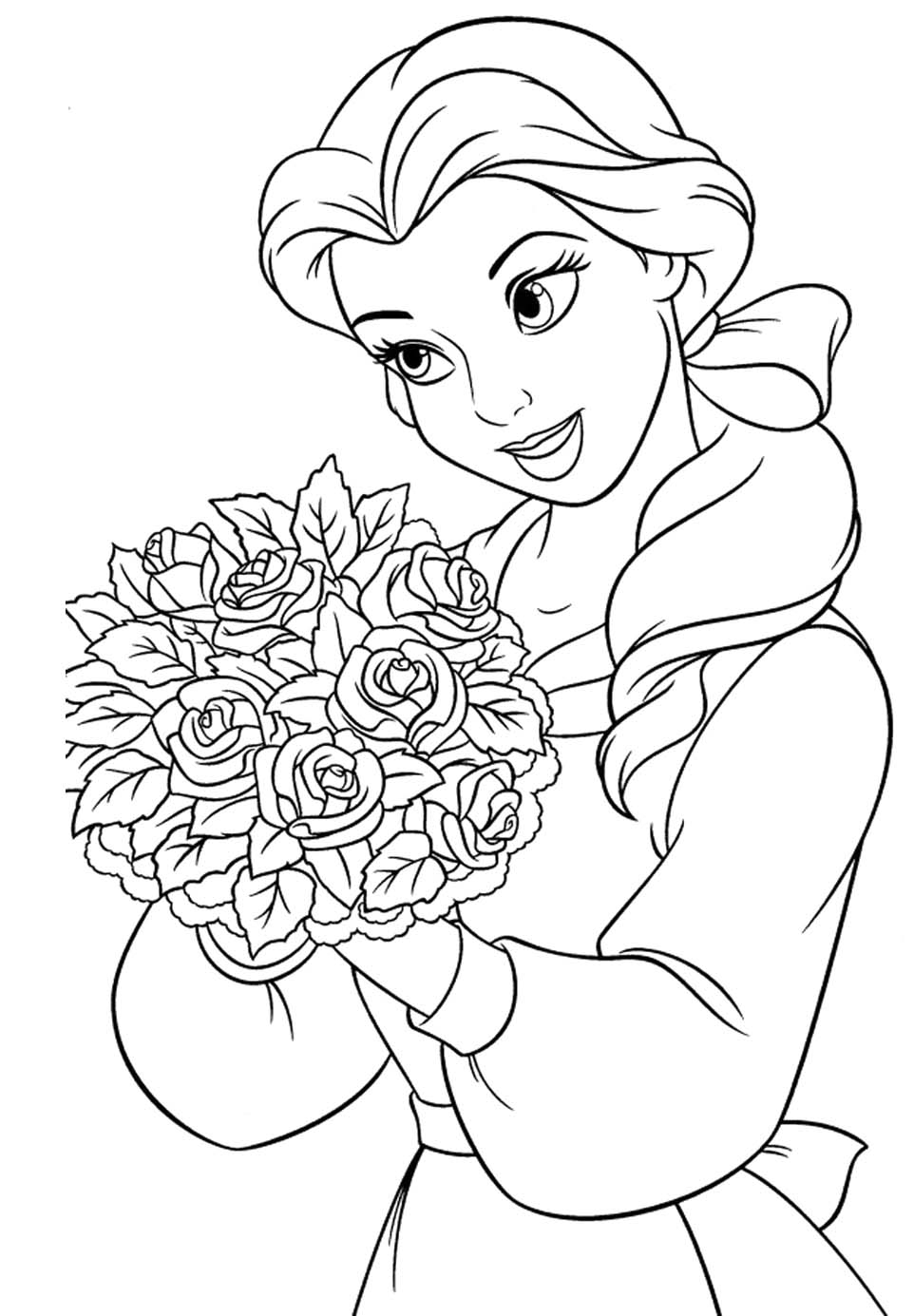 Belle Disney Princess Coloring Pages At GetColorings Free 