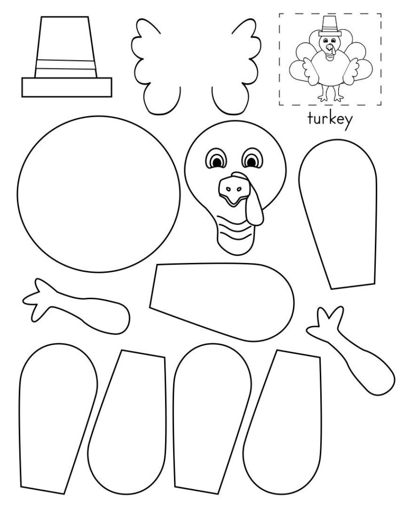 Best 12 10 Best Printable Thanksgiving Crafts PDF For Free At Artofit