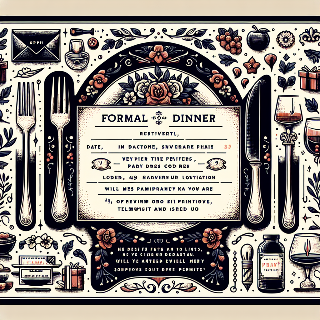 Best Dinner Invite Email Template Vondy