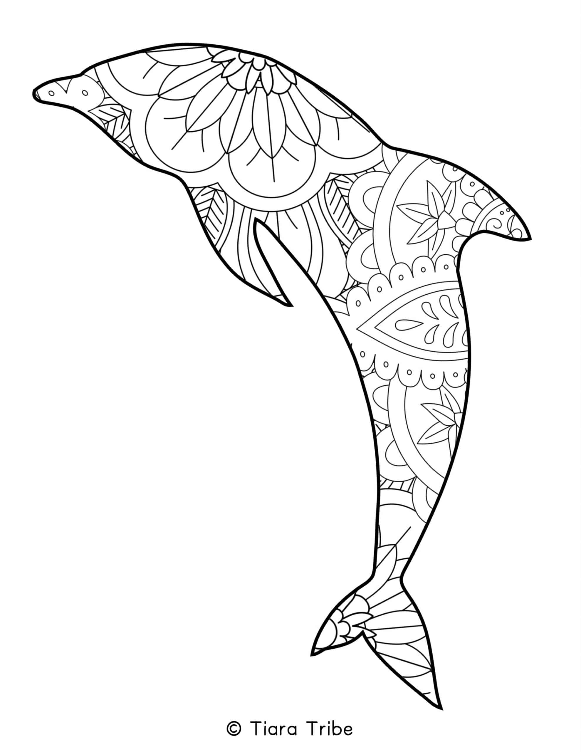 Animal Mandala Coloring Pages