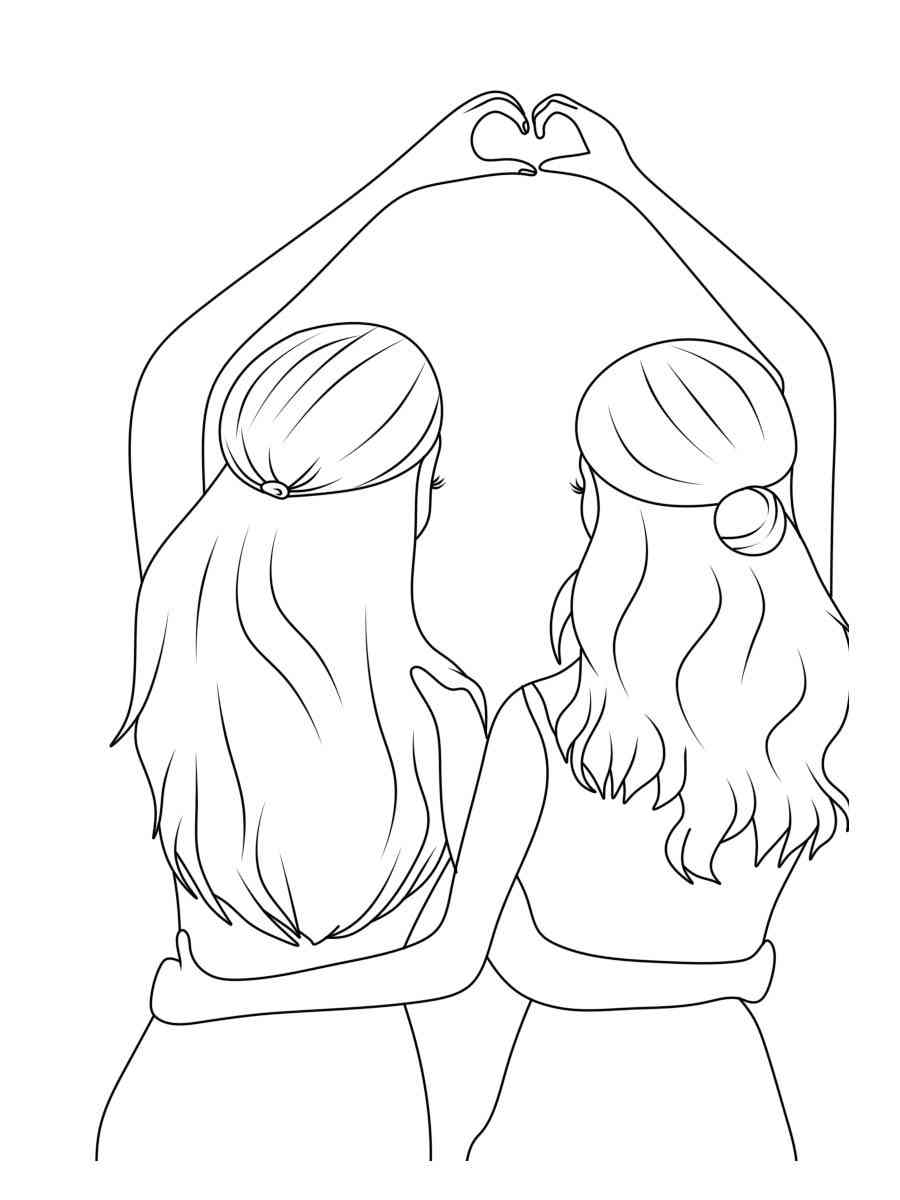 Bff Coloring Pages