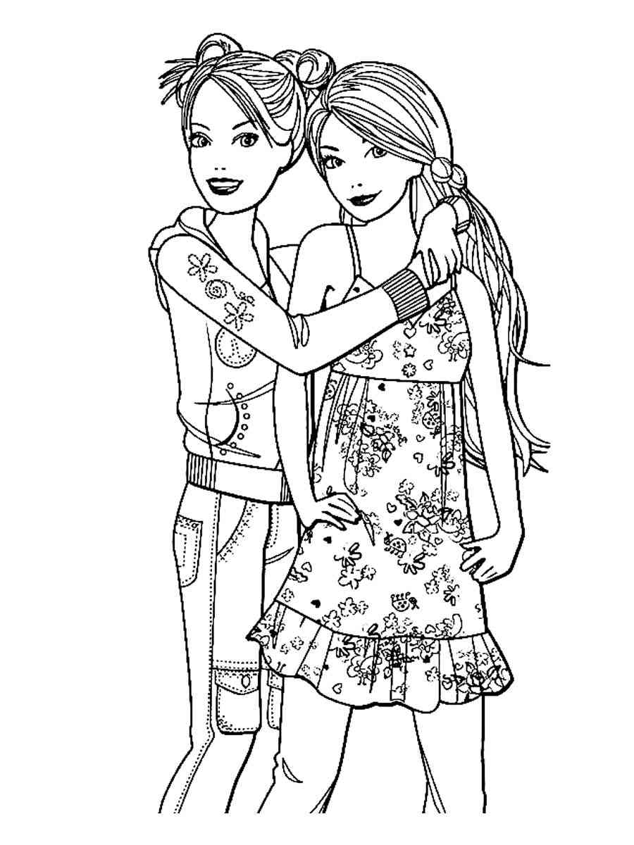 BFF Coloring Page