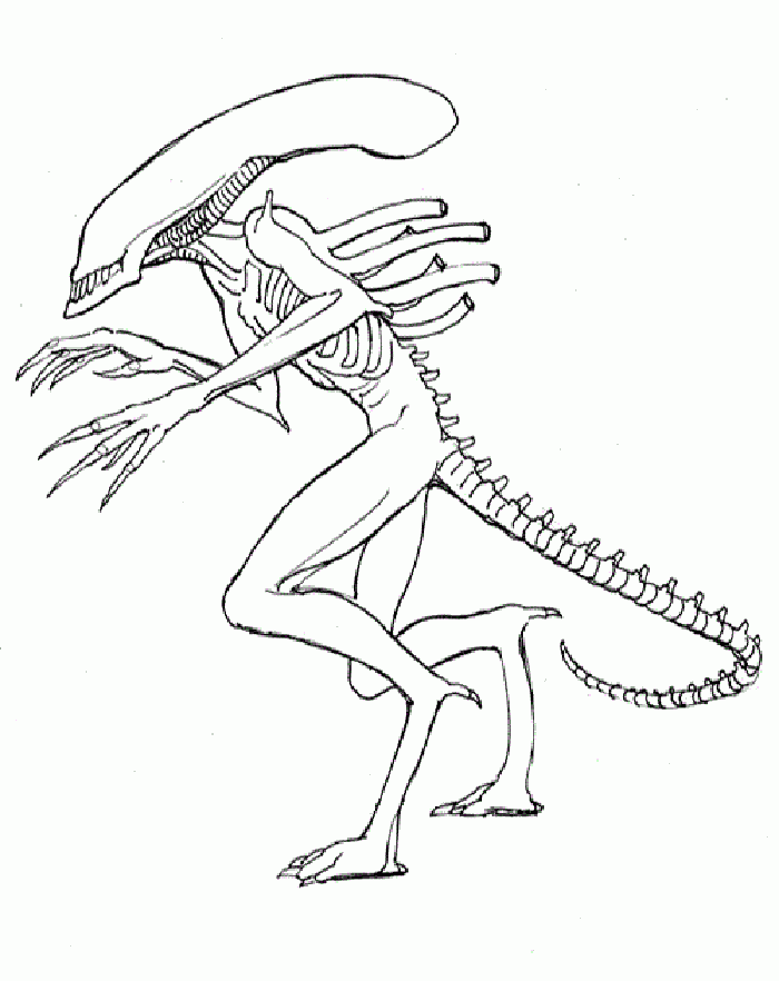 Big Alien Coloring Page Free Printable Coloring Pages For Kids