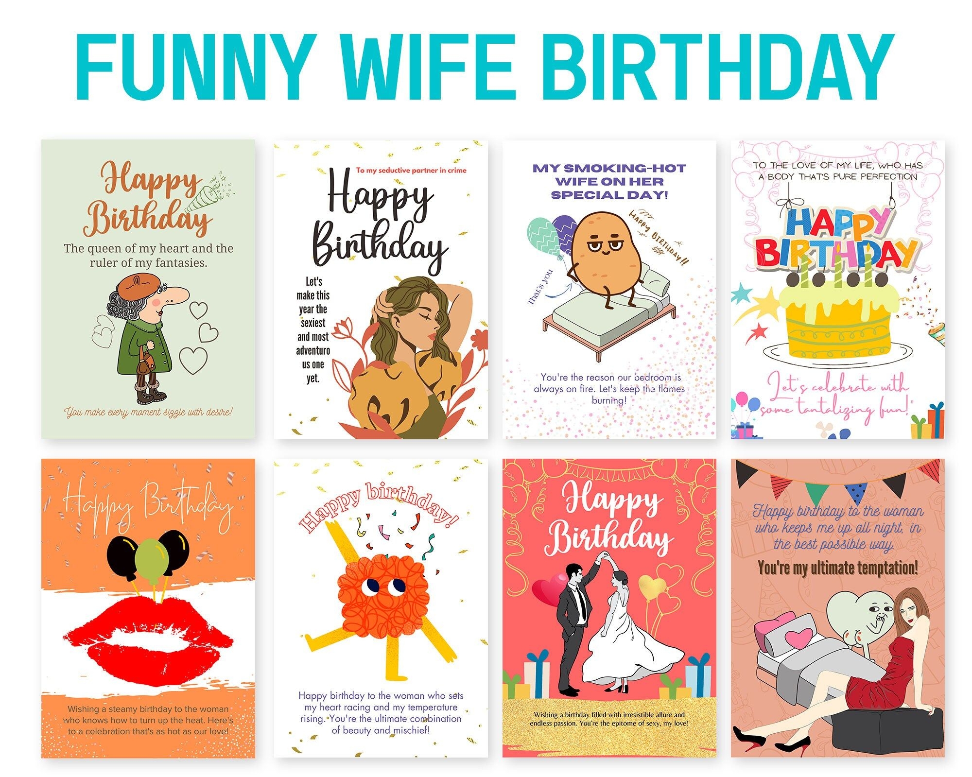 Birthday Cards For My Wife Printable