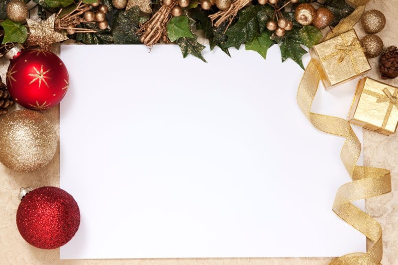 Blank Christmas Invitation Template Printable Word Searches
