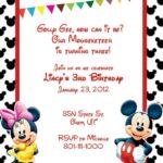 Blank Mickey Mouse Invitation Template
