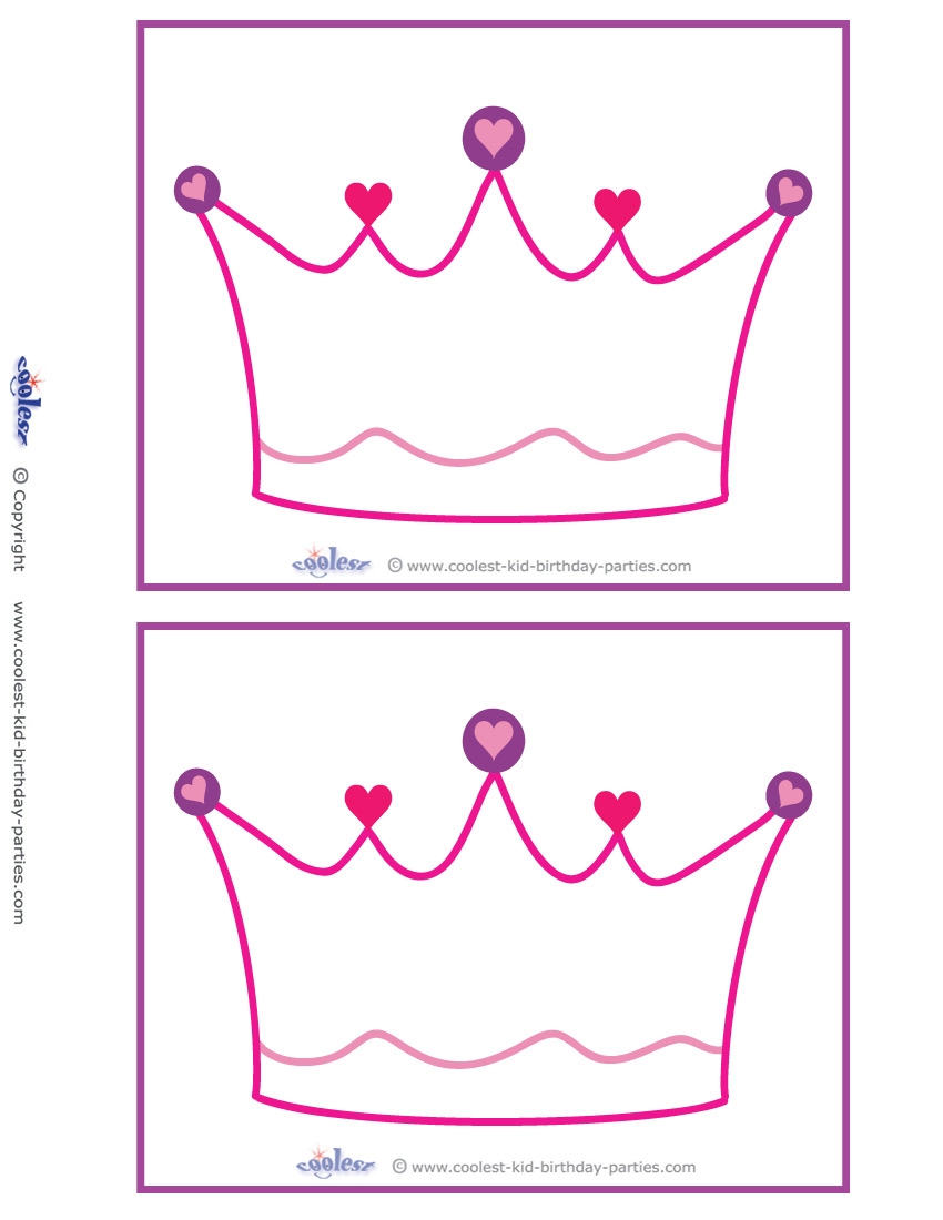 crown invitations template