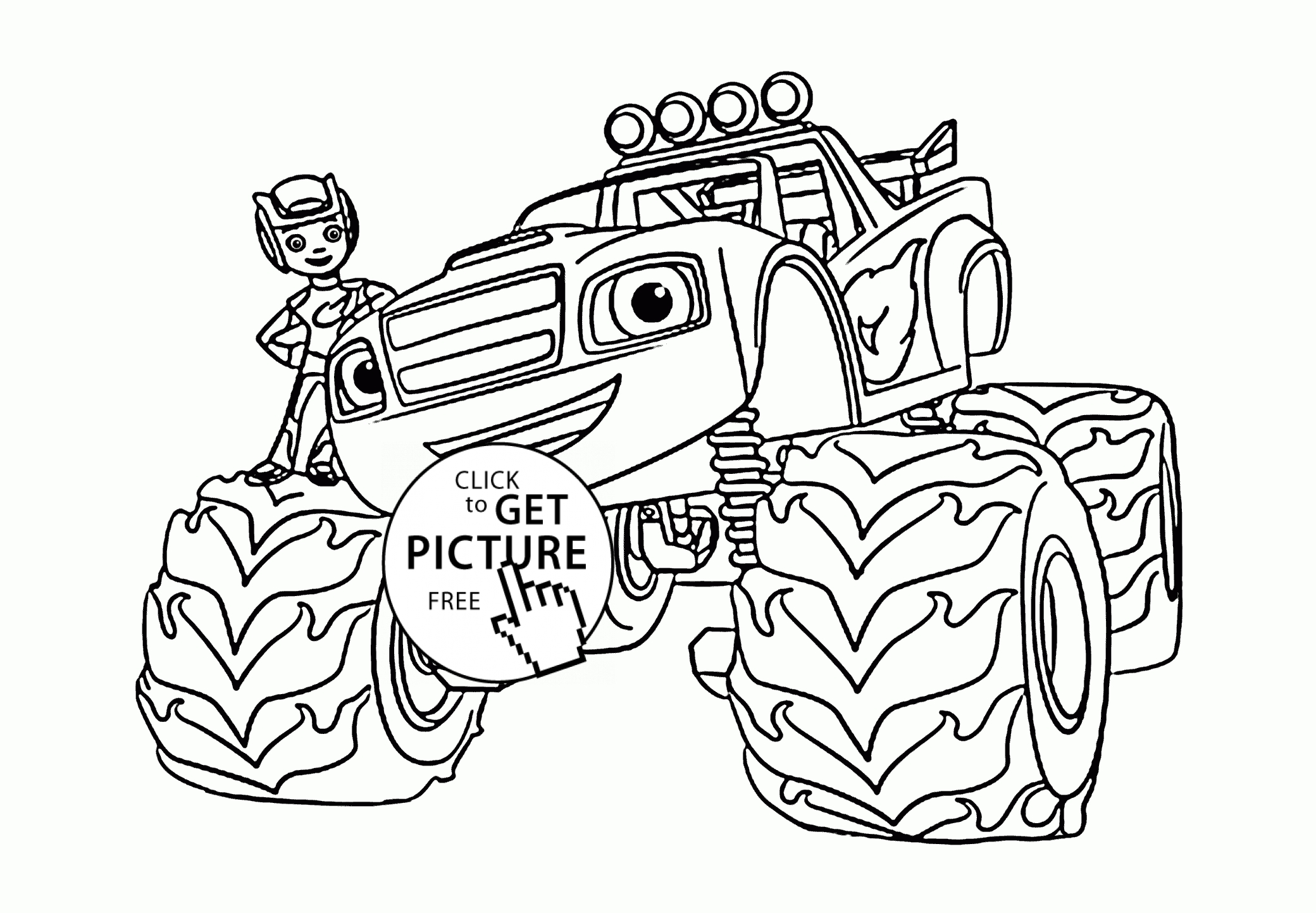 Blaze Coloring Pages At GetDrawings Free Download