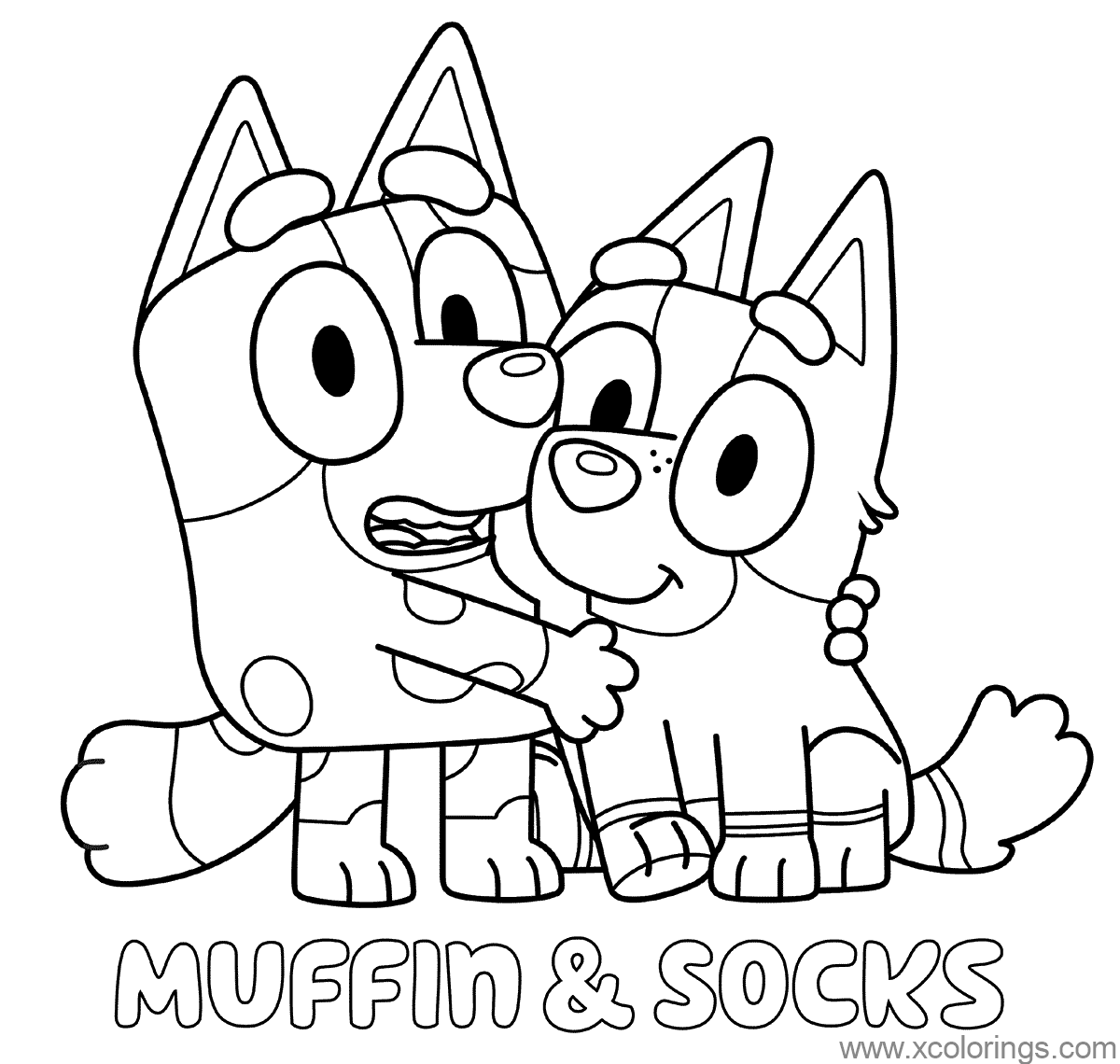 Bluey Coloring Pages
