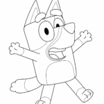 Bluey Coloring Pages Print And Color