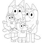 Bluey Coloring Pages Print And Color Family Coloring Pages