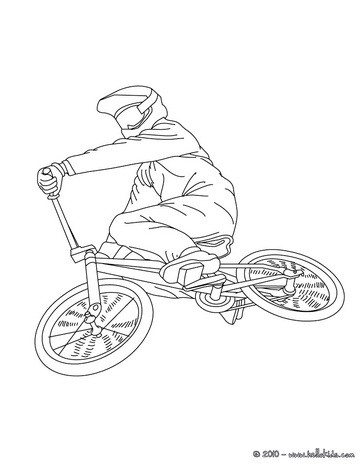 Biker Coloring Pages