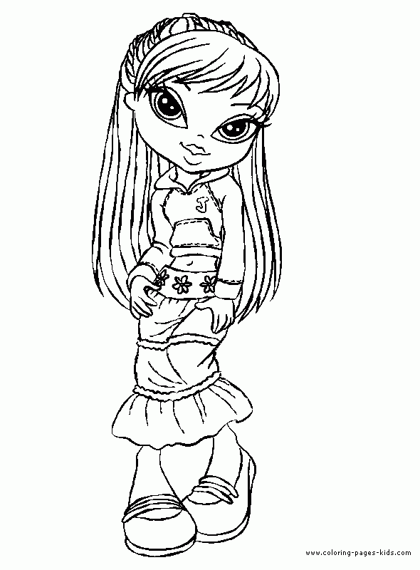 Bratz Color Pages