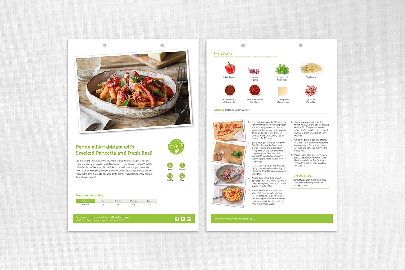 printable hello fresh recipe cards