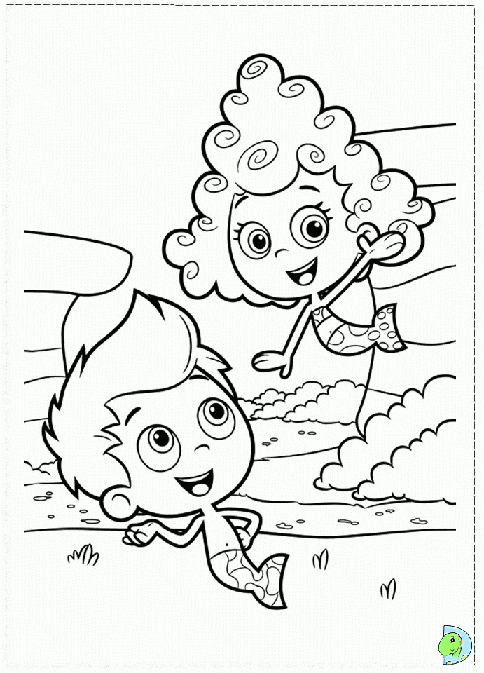 Bubble Guppies Coloring Pages Coloring Home