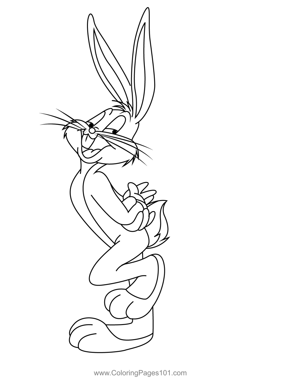Bugs Bunny Coloring Pages Free Coloring Pages
