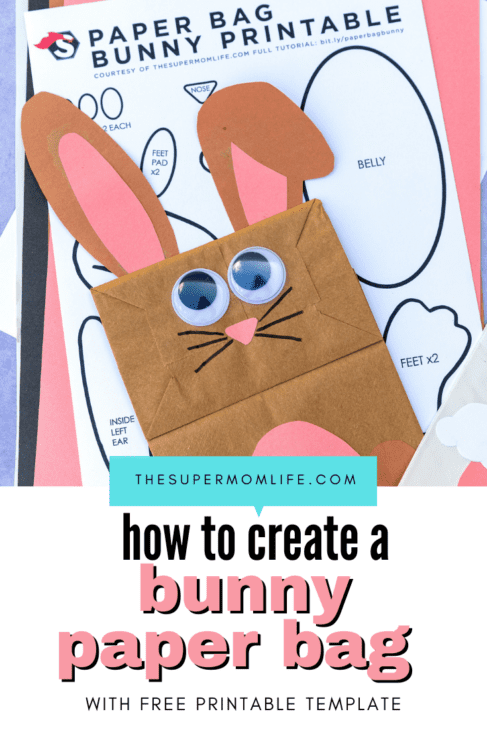 Bunny Paper Bag Craft Printable Template Artofit