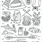 Camping Coloring Page Free Printable Coloring Pages For Kids