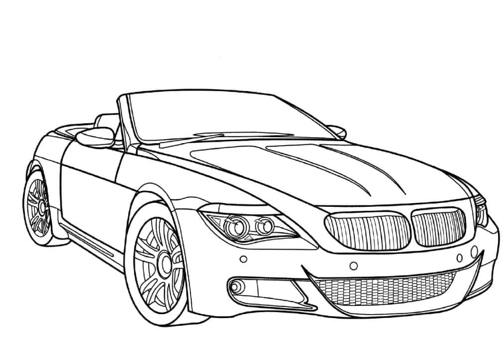 Car Coloring Page