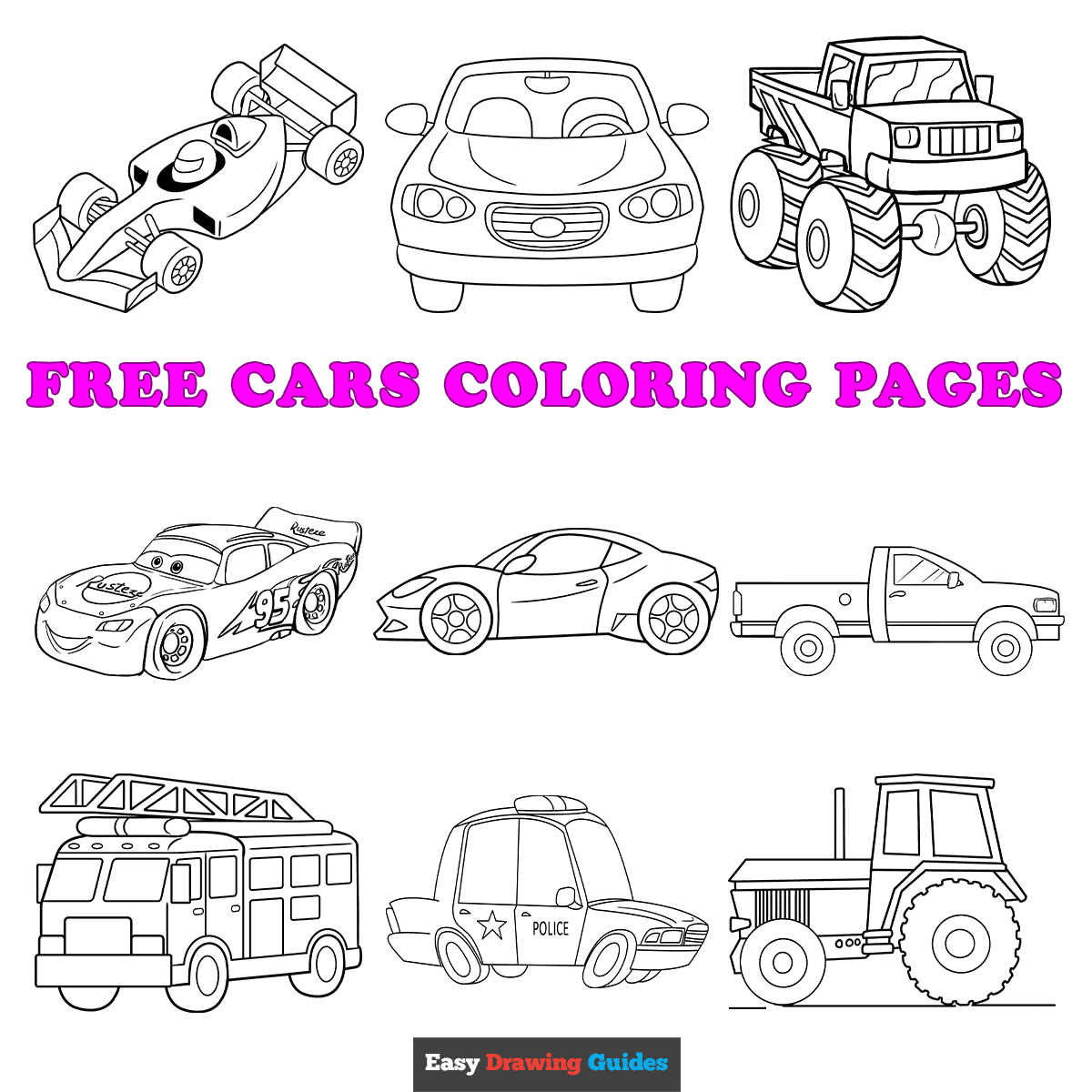Coloring Pages Of Cars